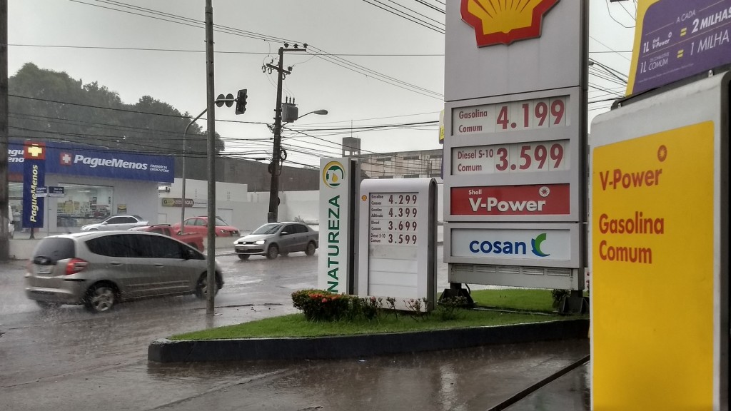 Preço da gasolina foi um dos subitens com as maiores variações percentuais. (Foto: Rafael Cardoso)