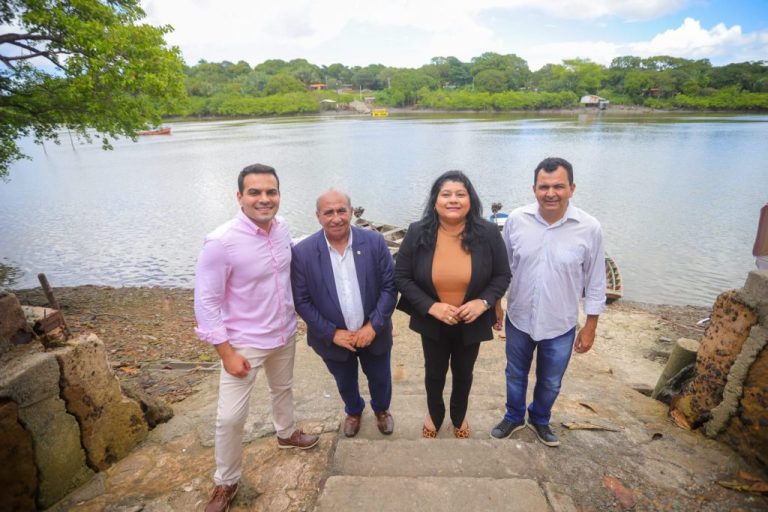 Chaguinhas lidera comitiva em visita aos principais portos da zona rural de São Luís