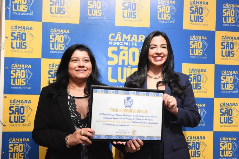 Câmara concede título de cidadã ludovicense a deputada estadual Daniella