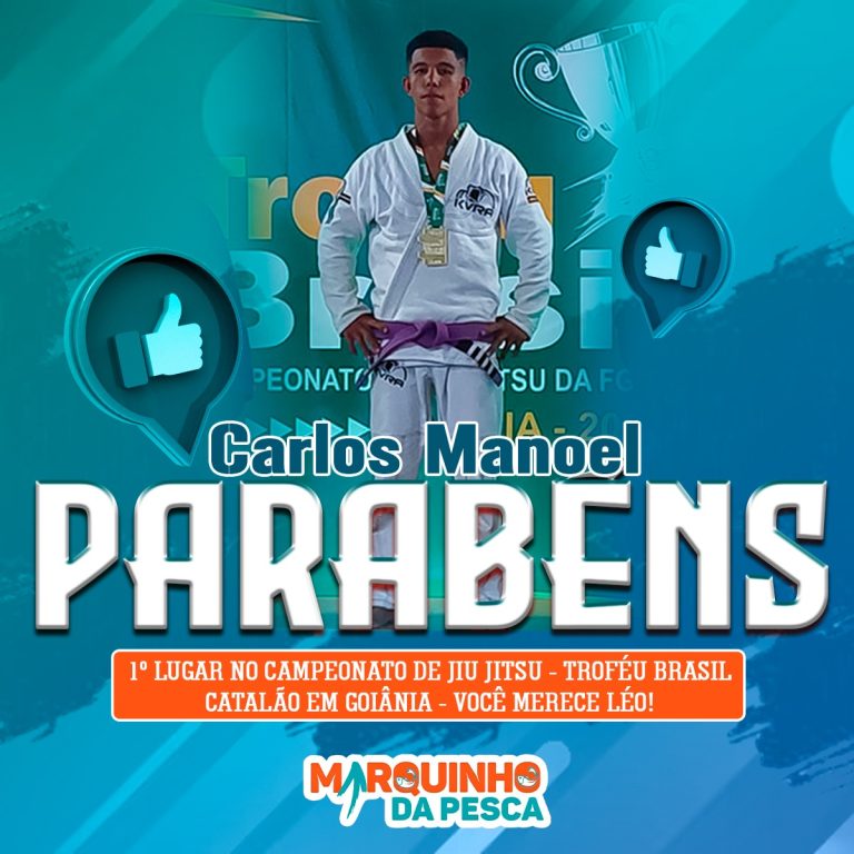 Marquinho da Pesca parabeniza atleta de Boa Vista do Gurupi destaque em torneio nacional de Jiu-jítsu