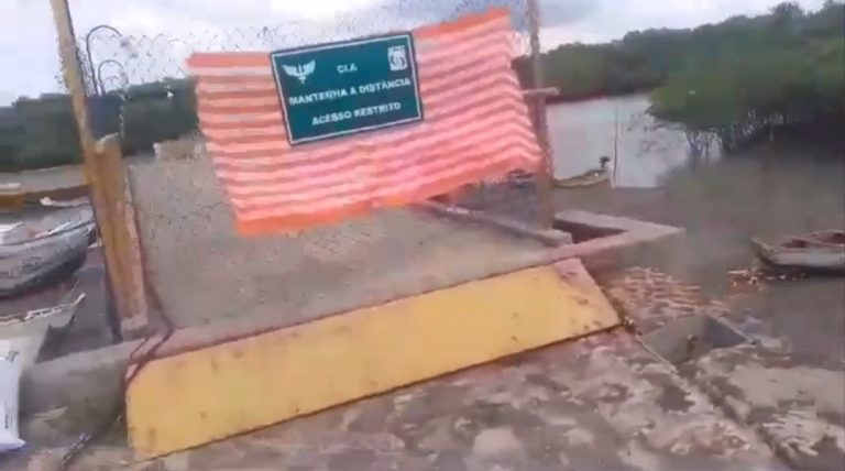 Porto em Alcântara é interditado pela Aeronáutica visando a segurança dos usuários