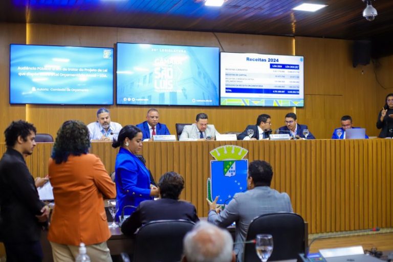 Após audiência pública, Câmara de São Luís abre prazo para emendas à LOA 2025