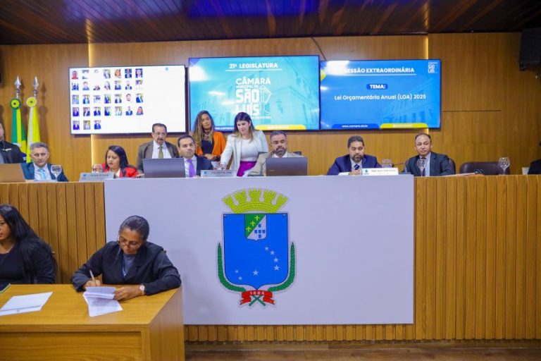 Câmara de São Luís aprova orçamento da capital para 2025 em R$ 5,6 bilhões