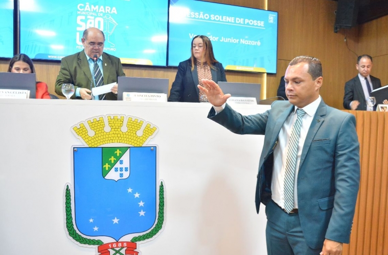 ‘Não foi fácil, mas chegamos’, diz Júnior Nazaré após assumir como vereador